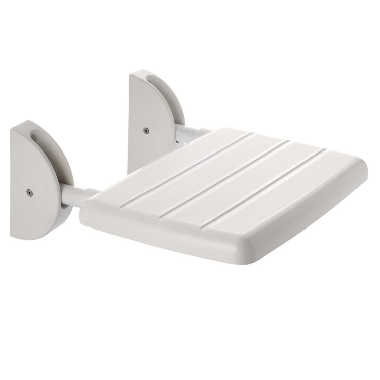 Symple Stuff Ridder FOldDown Shower Seat Eco White Wayfair.co.uk